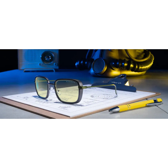 Gaming glasses GUNNAR Fallout Vault 33 Gunmetal/Olive - Amber