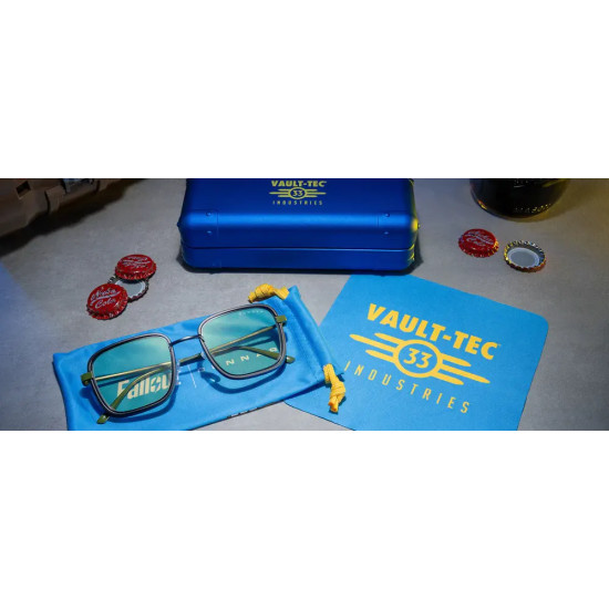 Gaming glasses GUNNAR Fallout Vault 33 Gunmetal/Olive - Amber