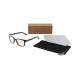 Computer glasses GUNNAR Muir Ebony (wood),  Clear Pro
