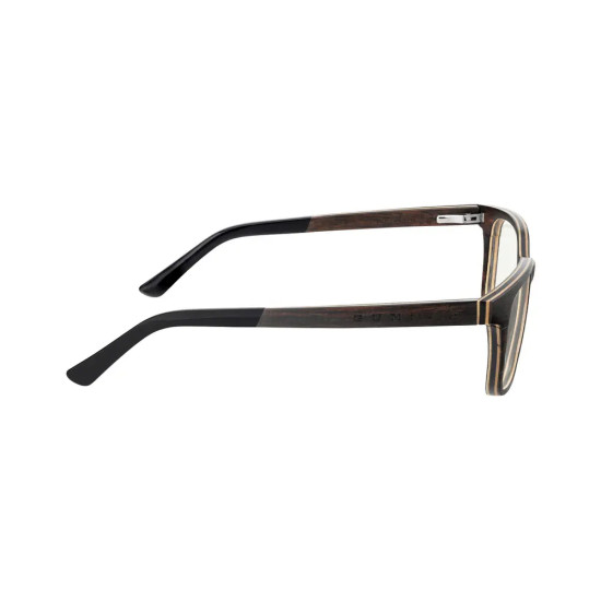 Computer glasses GUNNAR Muir Ebony (wood),  Clear Pro