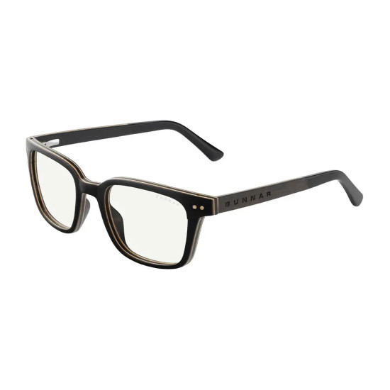 Computer glasses GUNNAR Muir Ebony (wood),  Clear Pro