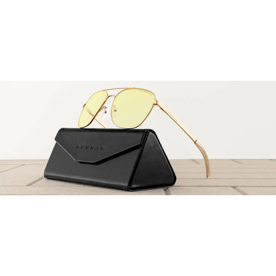 Computer glasses GUNNAR Mustang Onyx, Amber