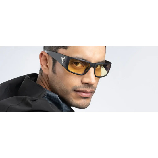 Computer glasses GUNNAR Overwatch Reaper Black Ash - Amber