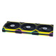 Triple Pack Lian Li UNI FAN SL Wireless ARGB PWM Reverse Blade - 120 mm Black + Controller