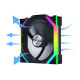 Triple Pack Lian Li UNI FAN SL Wireless ARGB PWM Reverse Blade - 120 mm Black + Controller