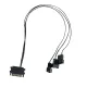 Triple Pack Lian Li UNI FAN SL Wireless ARGB PWM Reverse Blade - 120 mm Black + Controller