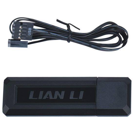 Triple Pack Lian Li UNI FAN SL Wireless ARGB PWM Reverse Blade - 120 mm Black + Controller