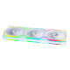 Triple Pack Lian Li UNI FAN SL Wireless ARGB PWM Reverse Blade - 120 mm White + Controller
