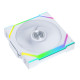 Triple Pack Lian Li UNI FAN SL Wireless ARGB PWM Reverse Blade - 120 mm White + Controller