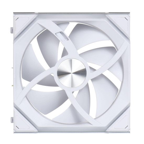 Triple Pack Lian Li UNI FAN SL Wireless ARGB PWM Reverse Blade - 120 mm White + Controller