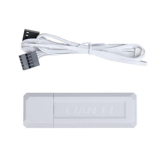 Triple Pack Lian Li UNI FAN SL Wireless ARGB PWM Reverse Blade - 120 mm White + Controller
