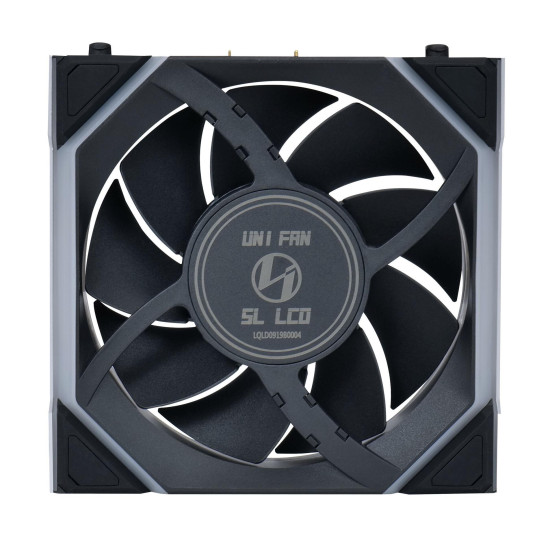 Triple Fan Pack Lian Li UNI FAN SL Wireless LCD ARGB PWM - 120 mm Black