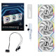 Triple Fan Pack Lian Li UNI FAN SL Wireless LCD ARGB PWM - 120 mm White