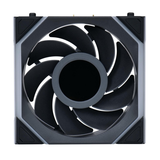 Triple Fan Pack Lian Li UNI FAN SL Wireless LCD ARGB PWM Reverse Blade - 120 mm Black