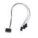 Triple Fan Pack Lian Li UNI FAN SL Wireless LCD ARGB PWM Reverse Blade - 120 mm Black