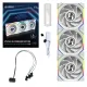 Triple Fan Pack Lian Li UNI FAN SL Wireless LCD ARGB PWM Reverse Blade - 120 mm White