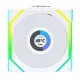 Triple Fan Pack Lian Li UNI FAN SL Wireless LCD ARGB PWM Reverse Blade - 120 mm White