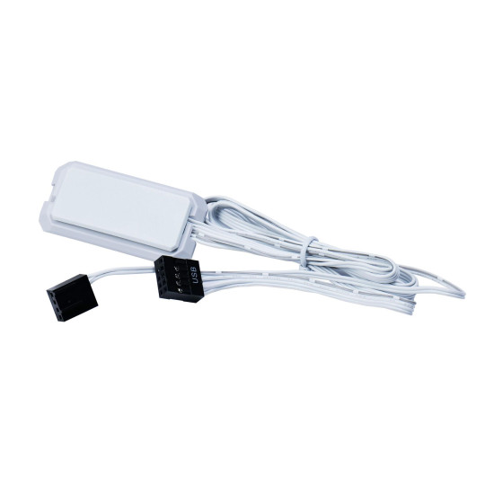 Triple Fan Pack Lian Li UNI FAN SL Wireless LCD ARGB PWM Reverse Blade - 120 mm White