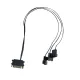 Triple Fan Pack Lian Li UNI FAN SL Wireless LCD ARGB PWM Reverse Blade - 120 mm White