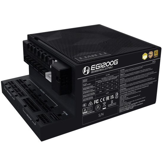 Power Supply Lian Li EDGE 1200W 80+ Gold PCIe 5.1, ATX 3.1 - Black