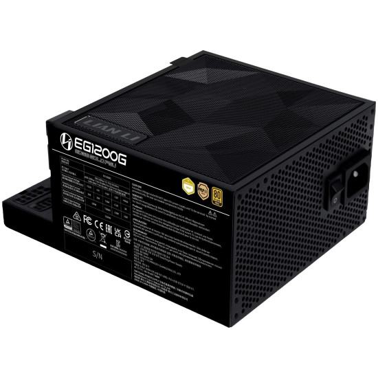 Power Supply Lian Li EDGE 1200W 80+ Gold PCIe 5.1, ATX 3.1 - Black