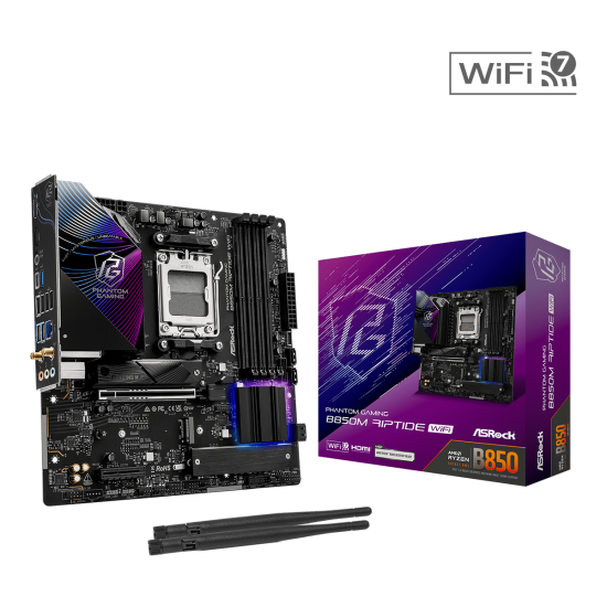 Motherboard ASRock B850M RIPTIDE WIFI7 socket AM5
