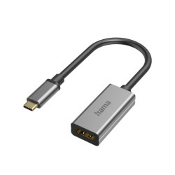 Hama Video Adapter, USB-C Plug - HDMI™ Socket, Ultra-HD 8K@60 Hz, alu