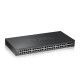 Суич ZyXEL GS-2220-50, 48-портов Layer2+, 44x Gb+ 4x Gbcombo (RJ45/SFP) + 2x Gb SFP, управляем