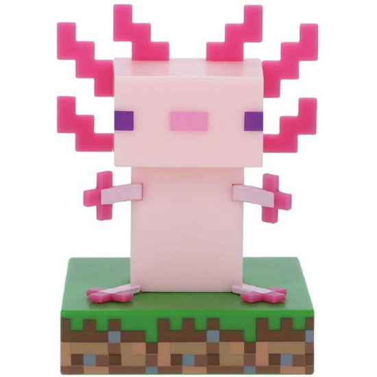 Лампа Paladone Icons: Minecraft - Axolotl Light
