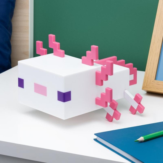 Лампа Paladone: Minecraft - Axolotl Light, PP11743MCFV2