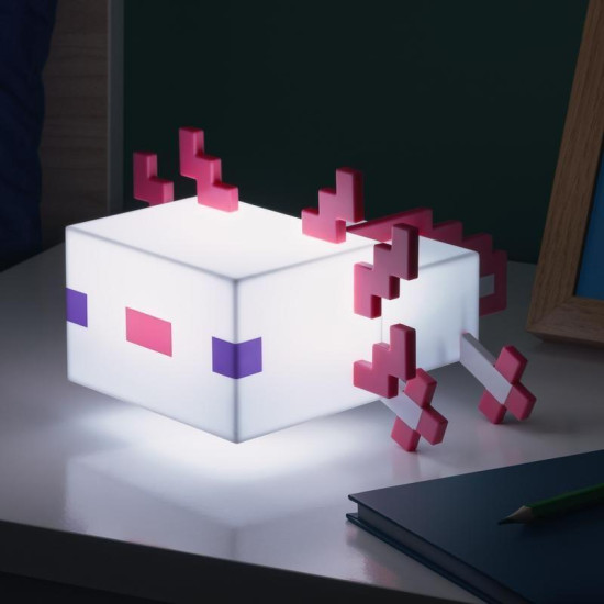 Лампа Paladone: Minecraft - Axolotl Light, PP11743MCFV2
