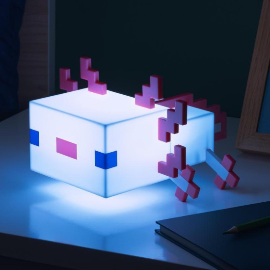 Лампа Paladone: Minecraft - Axolotl Light, PP11743MCFV2
