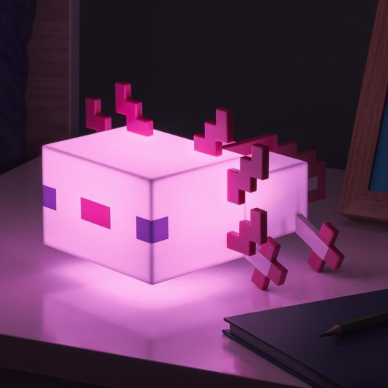 Лампа Paladone: Minecraft - Axolotl Light, PP11743MCFV2