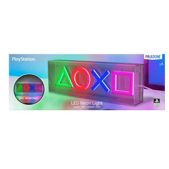 Лампа Paladone: Playstation - LED Neon Light, PP12716PS