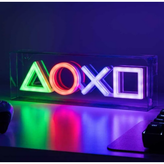 Лампа Paladone: Playstation - LED Neon Light, PP12716PS