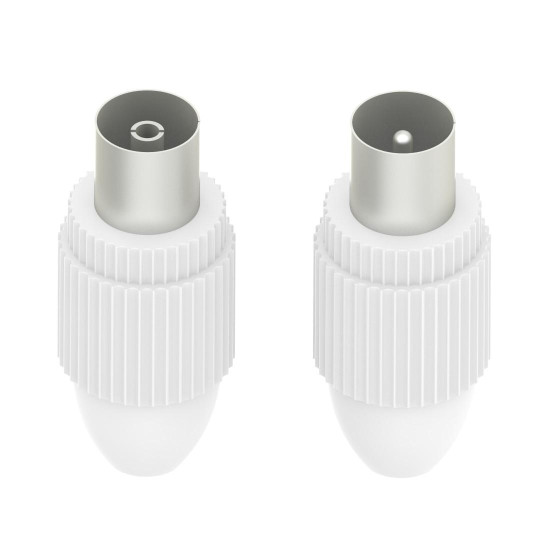 HAMA Коаксиален комплект, мъжко/женско, захващане тип скоба