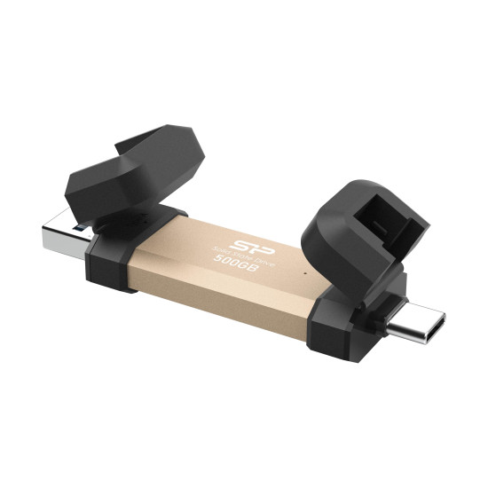 Външен SSD Silicon Power DS72 Gold - 500GB
