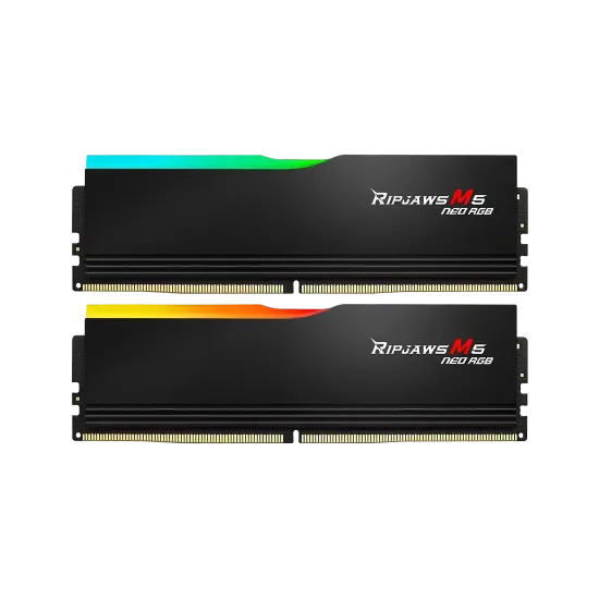 Памет G.SKILL Ripjaws M5 Neo RGB Black 64GB(2x32GB) DDR5-6000 - AMD EXPO