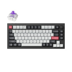 Механична клавиатура Keychron Q1 HE QMK 75% Carbon Black - Wireless