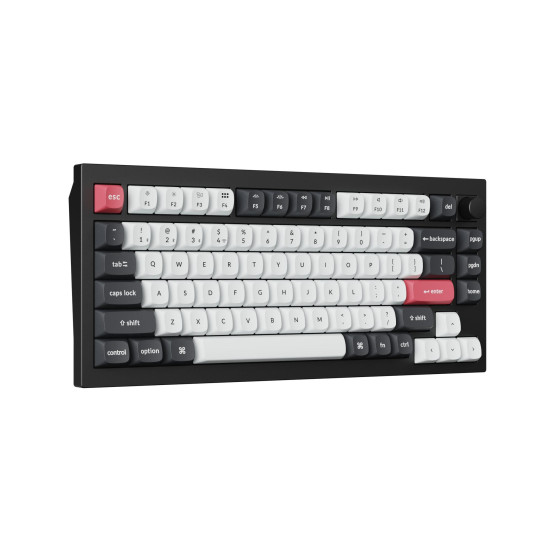 Механична клавиатура Keychron Q1 HE QMK 75% Carbon Black - Wireless