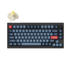 Mechanical keyboard Keychron V1 MAX QMK 75% Carbon Black - Wireless