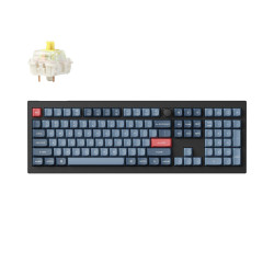 Mechanical keyboard Keychron V6 MAX QMK Carbon Black - Wireless, Full-Size