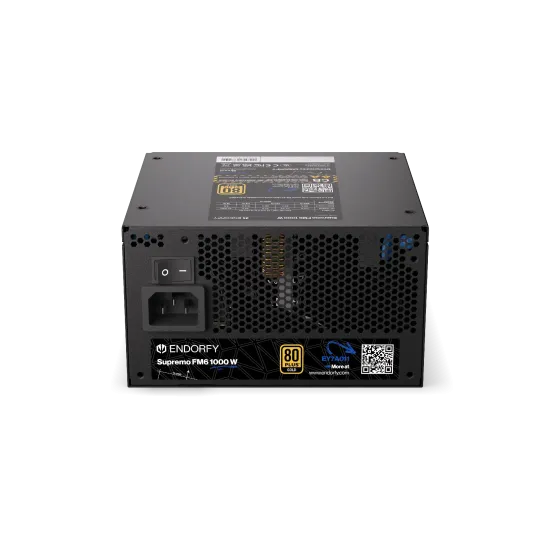 Power Supply Endorfy Supremo FM6 1000W 80+ Gold, PCIe 5.1 - Fully Modular