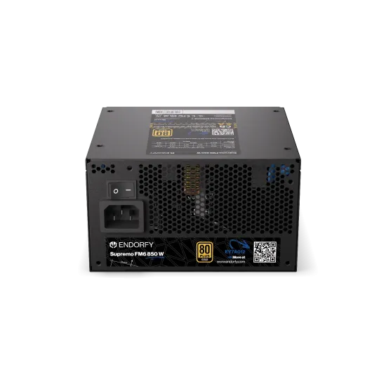 Power Supply Endorfy Supremo FM6 850W 80+ Gold, PCIe 5.1 - Fully Modular