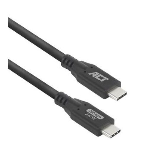 ACT Cable USB-C - USB-C, 1 m / USB4, 20Gbps, 240W