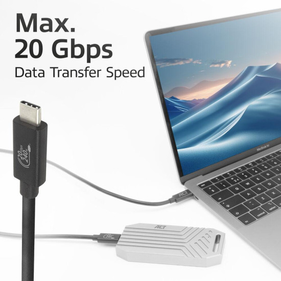 ACT Cable USB-C - USB-C, 2 m / USB4, 20Gbps, 240W, certified USB-IF