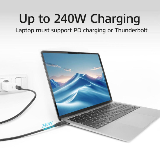 ACT Cable USB-C - USB-C, 2 m / USB4, 20Gbps, 240W, certified USB-IF