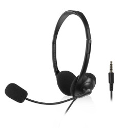 ACT Headphones with microphone, 3.5mm jack, 2m