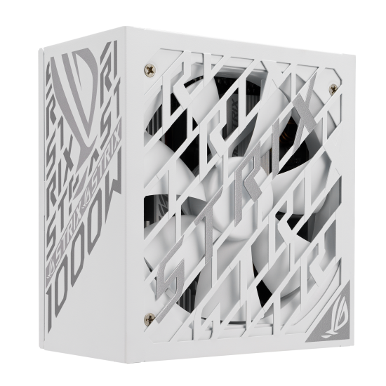 Power Supply ASUS ROG STRIX 1000W White Edition, 80+ Platinum PCIe 5.1, Fully Modular