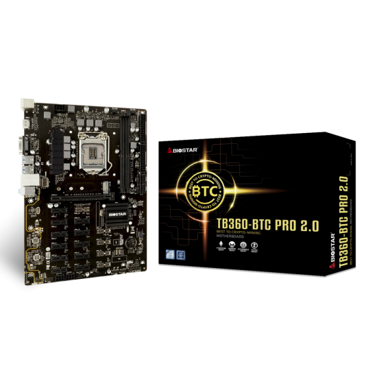 Дънна платка BIOSTAR TB360-BTC PRO 2.0 Intel Socket 1151